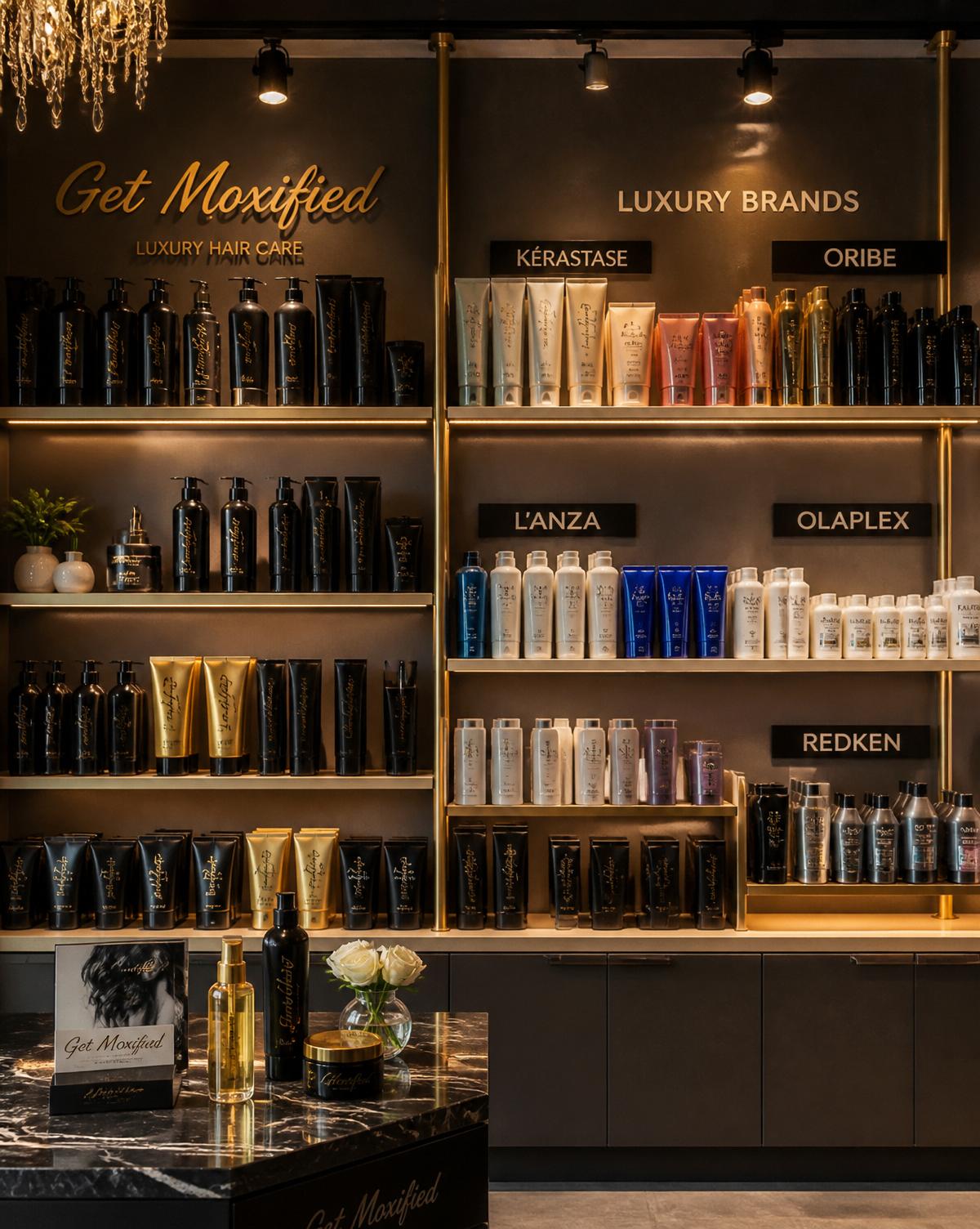Get Moxified retail wall